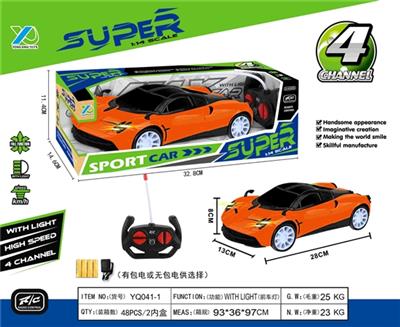 1：14四通带前灯帕加尼黑窗遥控车（不包电） - OBL815762