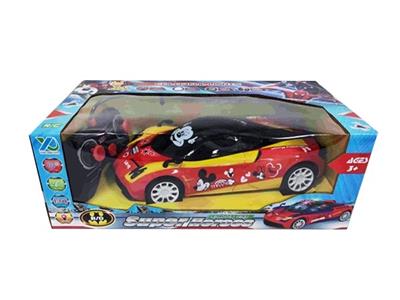 1 : 14四通带3D灯光、前灯米奇遥控车(不包电) - OBL815777