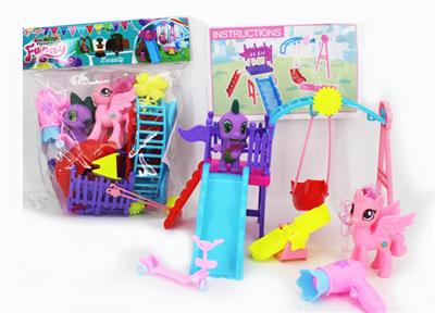 Park set (with guangzhou dragon pony scooters blow ram) - OBL816302