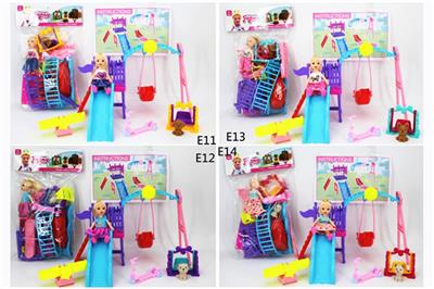 4.5 -inch barbie and park suits (4 mixed loading) - OBL816316