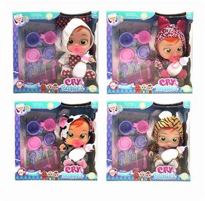 14 inches of evade glue is crying baby drink really tears with four tones music DAD. Mother. Angry. - OBL816867