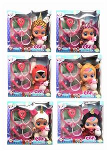 14 inches of evade glue is crying baby drink really tears with four tones music DAD. Mother. Angry. - OBL816894