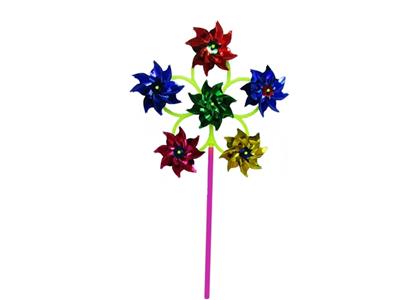 Six color wheel windmills - OBL817325