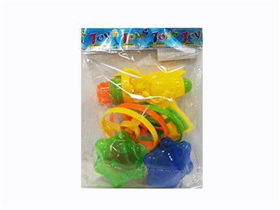 3 hexagonal gyro 2 space gun 1 a flying saucer - OBL817571