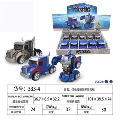 Inertia collision deformation of optimus prime - OBL817897
