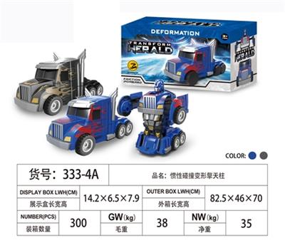 Inertia collision deformation of optimus prime - OBL817898