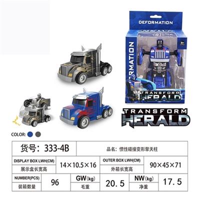 Inertia collision deformation of optimus prime - OBL817899