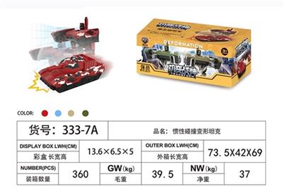 Inertia collision deformation of the tank - OBL817905