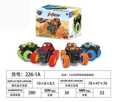 1:32 stunt double inertia climbing car - OBL817931