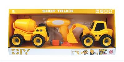 泥土车拆装工程车     （带IC，带电动螺丝刀） - OBL818248