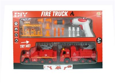 拆装消防车套装      （带IC，带电动螺丝刀） - OBL818275