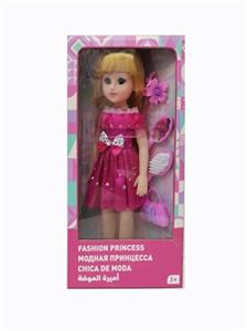 18寸活眼长发俄语带配件IC时尚女孩 - OBL819043