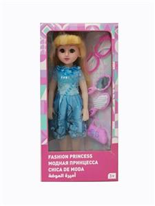 18寸活眼长发俄语带配件IC时尚女孩 - OBL819045