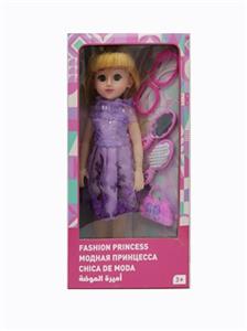 18寸活眼长发俄语带配件IC时尚女孩 - OBL819046