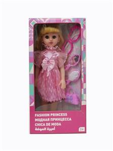 18寸活眼长发俄语带配件IC时尚女孩 - OBL819049