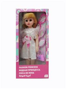 18寸活眼长发俄语带配件IC时尚女孩 - OBL819051