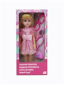 18寸活眼长发俄语带配件IC时尚女孩 - OBL819056