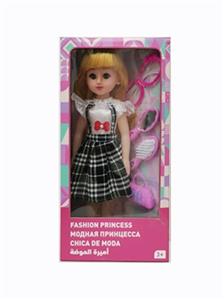 18寸活眼长发俄语带配件IC时尚女孩 - OBL819058