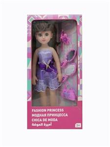 18寸活眼长发俄语带配件IC时尚女孩 - OBL819061