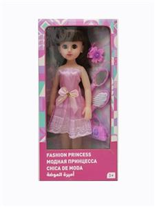 18寸活眼长发俄语带配件IC时尚女孩 - OBL819062