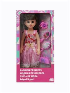 18寸活眼长发俄语带配件IC时尚女孩 - OBL819063