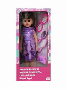 18寸活眼长发俄语带配件IC时尚女孩 - OBL819070