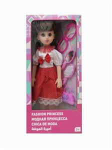 18寸活眼长发俄语带配件IC时尚女孩 - OBL819071