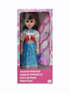 18寸活眼长发俄语带配件IC时尚女孩 - OBL819072