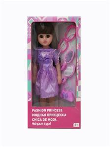 18寸活眼长发俄语带配件IC时尚女孩 - OBL819074