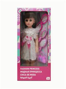 18寸活眼长发俄语带配件IC时尚女孩 - OBL819075