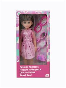 18寸活眼长发俄语带配件IC时尚女孩 - OBL819078