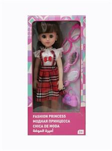 18寸活眼长发俄语带配件IC时尚女孩 - OBL819081