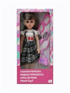 18寸活眼长发俄语带配件IC时尚女孩 - OBL819082