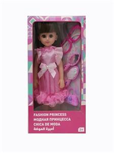 18寸活眼长发俄语带配件IC时尚女孩 - OBL819083