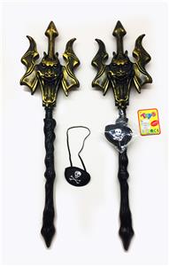 Pirate king trident eye mask set - OBL819821
