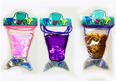 Colorable sequins - children’s mermaid slash backpack - OBL819825