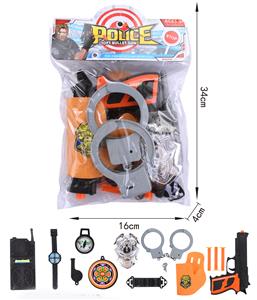 警察软弹枪套装(11件套) - OBL819867