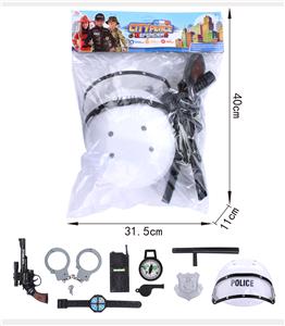 警察白帽套装(9件套) - OBL819870