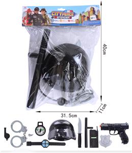 警察乌帽套装(10件套) - OBL819871