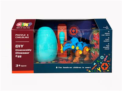 单只拼装恐龙+恐龙蛋 - OBL820212