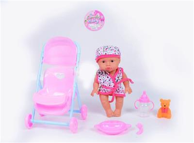 10 inch hollow doll cart set - OBL820402