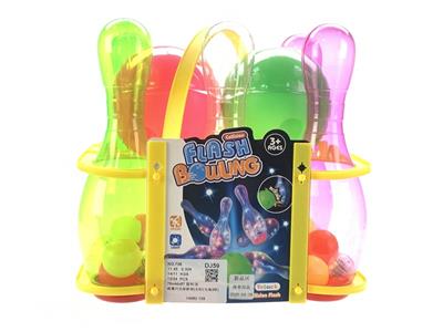 COLLISION FLASH BOWLING (INCLUDING 6 FLASH BOTTLES AND 2 BALLS) - OBL820865