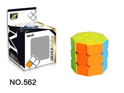 OCTAGONAL CYLINDER MAGIC CUBE / SOLID COLOR - OBL820942