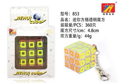 EXQUISITE SQUARE CUBE (TRANSPARENT) - OBL821016