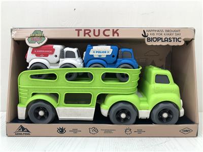 麦秆料滑行拖头运输车（配2只麦秆料滑行车） - OBL821289