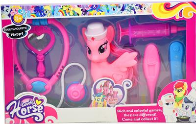 Nurse pony window box with medical equipment - OBL822298