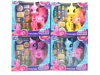 High grade enamel diamond one horned mama baoli with lights, music and disney food - OBL822311