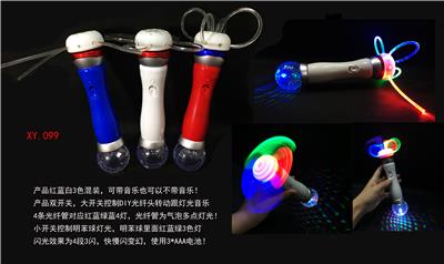 实色7灯DIY光纤+透明球棒无音乐 - OBL822479