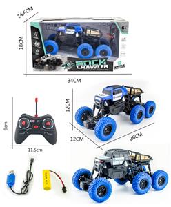 27MHZ1：16六轮四驱四通
遥控车攀爬警车（包电） - OBL823154