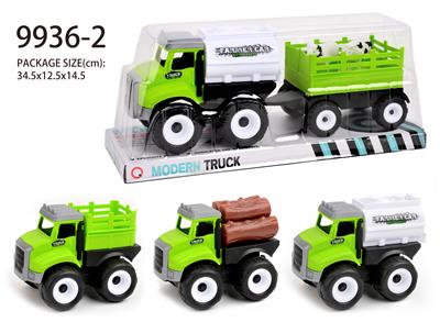 Inertial farmer’s cart (stick, rail, oil tank) towing animals - OBL823178